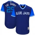 Wholesale Cheap Blue Jays #29 Devon Travis Navy 