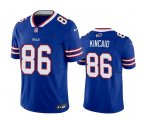 Wholesale Cheap Men's Buffalo Bills #86 Dalton Kincaid Blue 2023 Draft Vapor Untouchable Limited Stitched Football Jersey