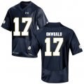 Wholesale Cheap Notre Dame Fighting Irish 17 James Onwualu Navy College Football Jersey