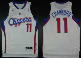 Wholesale Cheap Los Angeles Clippers #11 Jamal Crawford Revolution 30 Swingman White Jersey