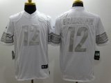 Wholesale Cheap Nike Steelers #12 Terry Bradshaw White Men's Stitched NFL Limited Platinum Jersey