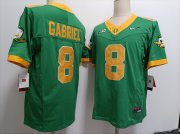 Cheap Men's Oregon Ducks #8 Dillon Gabriel Green FUSE College Football Jersey