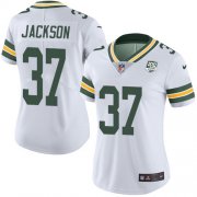 Wholesale Cheap Nike Packers #37 Josh Jackson White Women's 100th Season Stitched NFL Vapor Untouchable Limited Jersey