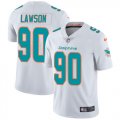 Wholesale Cheap Nike Dolphins #90 Shaq Lawson White Youth Stitched NFL Vapor Untouchable Limited Jersey