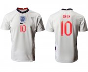 Wholesale Cheap Men 2021 Europe England home AAA version 10 white soccer jerseys