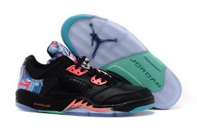 Wholesale Cheap Air Jordan 5 Chinese Kites Black/blue-pink