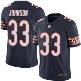 Wholesale Cheap Nike Bears #33 Jaylon Johnson Navy Blue Team Color Youth Stitched NFL Vapor Untouchable Limited Jersey