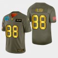 Wholesale Cheap Carolina Panthers #88 Greg Olsen Men's Nike Olive Gold 2019 Salute to Service Limited NFL 100 Jersey