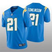 Wholesale Cheap Men's Los Angeles Chargers #21 LaDainian Tomlinson Blue Vapor Untouchable Limited Stitched Jersey