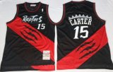 Wholesale Cheap Men's Toronto Raptors #15 Vince Carter 2000-01 Black Hardwood Classics Soul Swingman Throwback Jersey