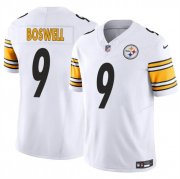 Cheap Men's Pittsburgh Steelers #9 Chris Boswell White 2024 F.U.S.E. Vapor Untouchable Limited Football Stitched Jersey