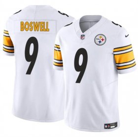 Cheap Men\'s Pittsburgh Steelers #9 Chris Boswell White 2024 F.U.S.E. Vapor Untouchable Limited Football Stitched Jersey