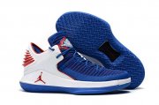 Wholesale Cheap Air Jordan 32 XXXI Low Shoes True Blue/White-Red