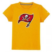 Wholesale Cheap Tampa Bay Buccaneers Sideline Legend Authentic Logo Youth T-Shirt Yellow