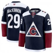 Men's Colorado Avalanche #29 Nathan MacKinnon Navy 2024-25 Alternate Stitched Jersey