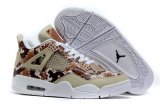 Wholesale Cheap Air Jordan 4 Snakeskin Brown/white