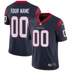 Wholesale Cheap Nike Houston Texans Customized Navy Blue Team Color Stitched Vapor Untouchable Limited Men\'s NFL Jersey