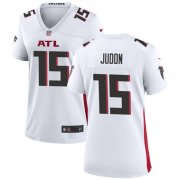 Cheap Women's Atlanta Falcons #15 Matthew Judon White Stitched Jersey(Run Small)