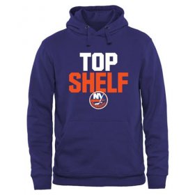 Wholesale Cheap New York Islanders Top Shelf Pullover Hoodie Royal