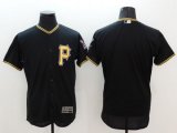 Wholesale Cheap Pirates Blank Black Flexbase Authentic Collection Stitched MLB Jersey