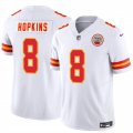 Cheap Men's Kansas City Chiefs #8 DeAndre Hopkins White 2024 F.U.S.E. Vapor Untouchable Limited Stitched Football Jersey