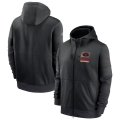 Wholesale Cheap San Francisco 49ers Nike Sideline Impact Lockup Performance Full-Zip Hoodie Black