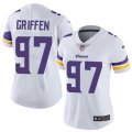 Wholesale Cheap Nike Vikings #97 Everson Griffen White Women's Stitched NFL Vapor Untouchable Limited Jersey