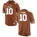 Wholesale Cheap Men's Texas Longhorns 10 Vince Young Orange Nike College Jersey