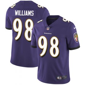 Wholesale Cheap Nike Ravens #98 Brandon Williams Purple Team Color Youth Stitched NFL Vapor Untouchable Limited Jersey