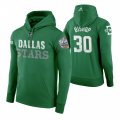 Wholesale Cheap Adidas Stars #30 Ben Bishop Men's Green 2020 Winter Classic Retro NHL Hoodie