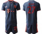 Wholesale Cheap Bayern Munchen #27 Alaba Third Soccer Club Jersey