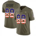 Wholesale Cheap Nike Jaguars #88 Tyler Eifert Olive/USA Flag Men's Stitched NFL Limited 2017 Salute To Service Jersey