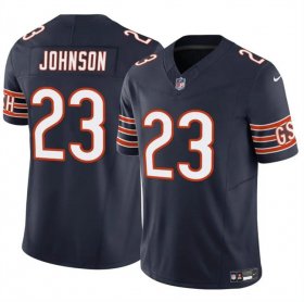 Cheap Men\'s Chicago Bears #23 Roschon Johnson Navy 2023 F.U.S.E. Vapor Stitched Football Jersey