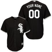 Wholesale Cheap Chicago White Sox Majestic Cool Base Custom Jersey Black