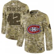 Wholesale Cheap Adidas Canadiens #42 Byron Froese Camo Authentic Stitched NHL Jersey