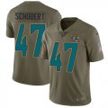 Wholesale Cheap Nike Jaguars #47 Joe Schobert Olive Men's Stitched NFL Limited 2017 Salute To Service Jersey