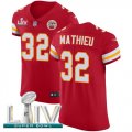 Wholesale Cheap Nike Chiefs #32 Tyrann Mathieu Red Super Bowl LIV 2020 Team Color Men's Stitched NFL Vapor Untouchable Elite Jersey