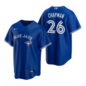 Wholesale Cheap Men\'s Toronto Blue Jays #26 Matt Chapman Royal Cool Base Stitched Jersey