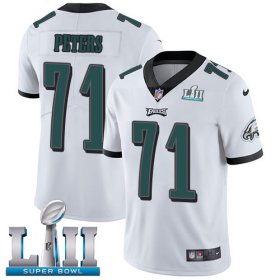 Wholesale Cheap Nike Eagles #71 Jason Peters White Super Bowl LII Men\'s Stitched NFL Vapor Untouchable Limited Jersey