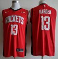 Wholesale Cheap Rockets 13 James Harden Red Nike Swingman Jersey