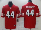 Wholesale Cheap Men San Francisco 49ers 44 Juszczyk Red Nike Vapor Untouchable Limited 2021 NFL Jersey