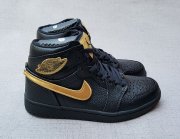 Wholesale Cheap Air Jordan 1 High BHM Black/Metallic Gold