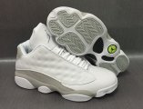 Wholesale Cheap Air Jordan 13 Low White Cat White/Metallic Silver