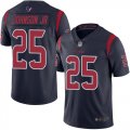 Wholesale Cheap Nike Texans #25 Duke Johnson Jr Navy Blue Men's Stitched NFL Limited Rush Jersey