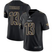 Wholesale Cheap Nike Saints #13 Michael Thomas Black Men's Stitched NFL Limited Rush Impact Jersey