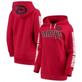 Wholesale Cheap Arizona Diamondbacks G-III 4Her by Carl Banks Women\'s Extra Innings Pullover Hoodie Red