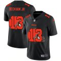 Wholesale Cheap Cleveland Browns #13 Odell Beckham Jr. Men's Nike Team Logo Dual Overlap Limited NFL Jersey Black