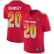 Wholesale Cheap Nike Jaguars #20 Jalen Ramsey Red Men's Stitched NFL Limited AFC 2018 Pro Bowl Jersey