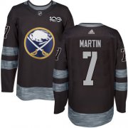 Wholesale Cheap Adidas Sabres #7 Rick Martin Black 1917-2017 100th Anniversary Stitched NHL Jersey