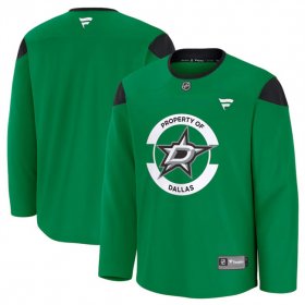 Men\'s Dallas Stars Green 2024-25 Team Practice Stitched Hockey Jersey